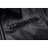 Chinese Size Men Genuine Leather Jacket Natural Cowhide Short Slim Turn Down Collar Men's Leather Jacket Spring Autumn