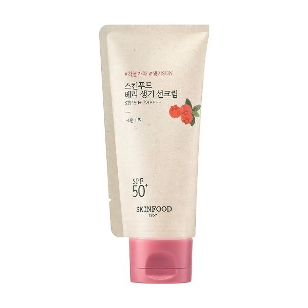 Skinfood Ягодный заряд Гибридный солнцезащитный крем 50 мл SPF50+ PA++++_Оживляет тусклую кожу