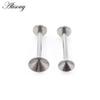 Alisouy 1 Stück G23 Titan Trichter Schraubgewinde Ohr Tragus Helix Bar Labret Lippenring Knorpel Ohrstecker Piercing Körperschmuck