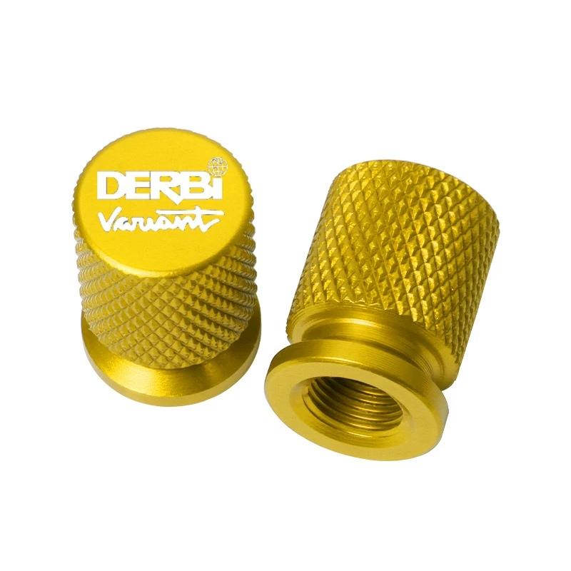 Motorcycle CNC Tire Valve Air Port Stem Cover Cap Plug Accessories For DERBI DERBI VARIANT SPORT R