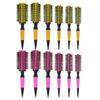 Professional Round Wooden Hair Brush Boar Bristle Mix Nylon Salon Women Hair Styling Tools Hair Curler