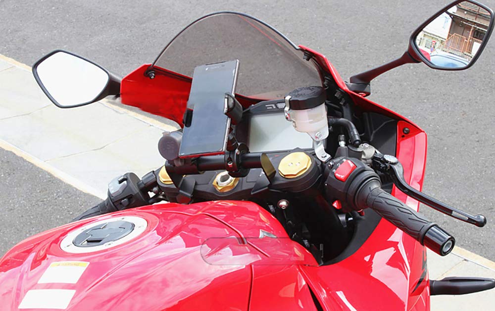 LEDISHUN Handlebar Mount, Multi-Bar Holder, Smartphone Mounting Bar for Suzuki GSXR1000 GSXR1000R (2012+)