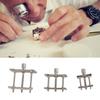3pcs Silver Watch Movement Holder Metal Material Movement Fixed Base  Watch Repair
