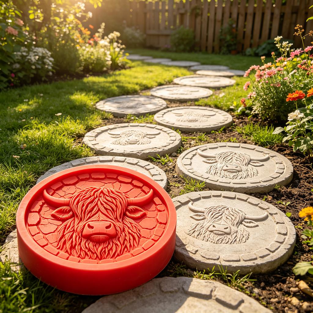 Outdoor Concrete Paving for DIY Garden Stepping Path, Patio, Walkway