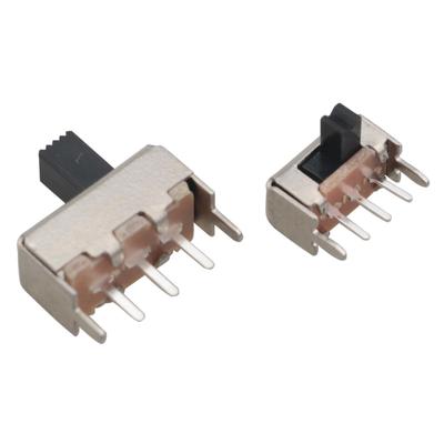 ZCZQC 40PCS SS Vertical Toggle Switch SS12F44 SK12D07 Vertical Slide Switch Miniature Latching Toggle for Low Power Electronic Projects Toys Audio