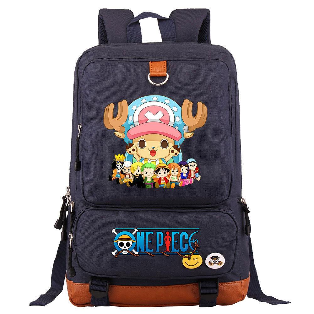 Anime/cartoon One Piece Luffy printed backpack
