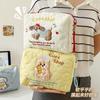 Cute Dog Portable Large Capaci Makeup Bag Travel Toiletry Bag Skin Care Product Storage Bag Handheld Cosmetic Bag