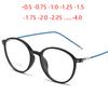 Matte Black 1.56 Aspherical Myopic Lens Prescription Eyeglasses Unisex TR90 Student Nearsighted Glasses 0 -0.5 -0.75 To -6.0