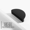 Triangle Shape Cabinet Door Handle Embedded Cabinet Pull Handle  Kitchen Cabinet
