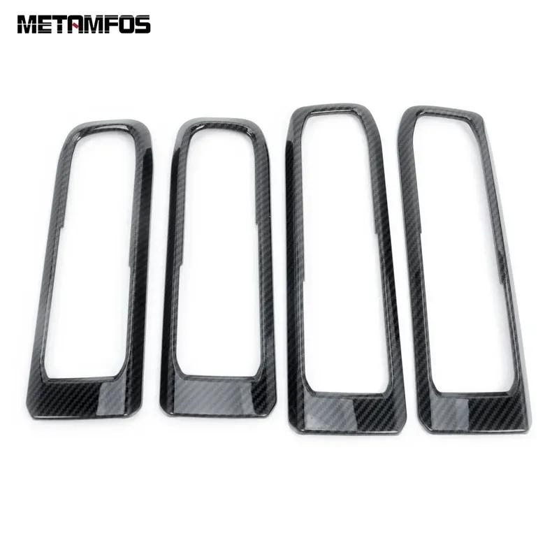 Interior Accessories For Ford Explorer     Carbon Fiber ide Door Handle Bowl Cover Trim Sticker Car Styling