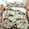 Dollars Bedding Set 3D Print Banknotes Duvet Cover Home Textiles Single Twin Full King Size With Pillowcases Dropshipping