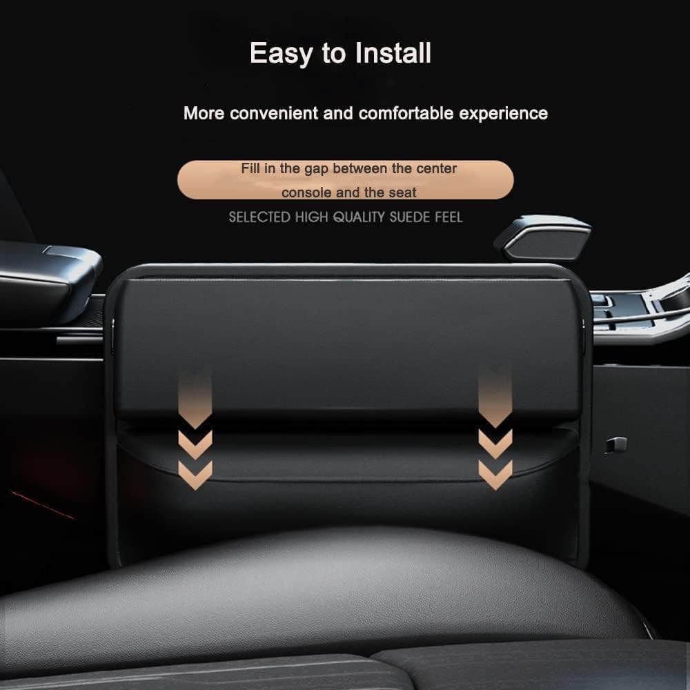 JUSHACHENGTA 2er-Pack Autositz-Lückenfüller, multifunktionaler Autositz-Organizer und -Aufbewahrung, Autozubehör, Sitze, Auto, verstellbarer Lückenfüller für