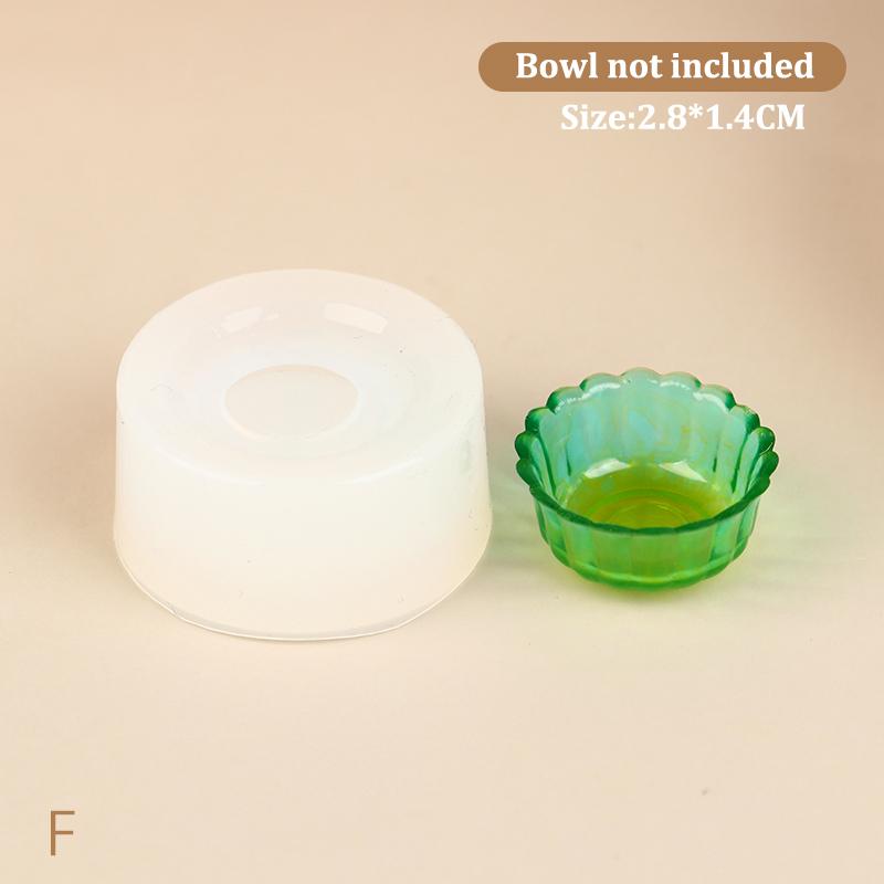 

Мини-форма 1:12 Кукольный домик Миниатюрная миска Тарелка Посуда Сделай сам Капля УФ Клей Силиконовая форма Кукольный дом Домашний декор(Только плесень) as the picture