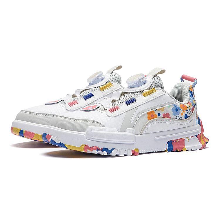 Li Ning Kids Journey 2.0 Low Comfortable Versatile Casual Shoes Kids Casual Shoes White YKCS108-12