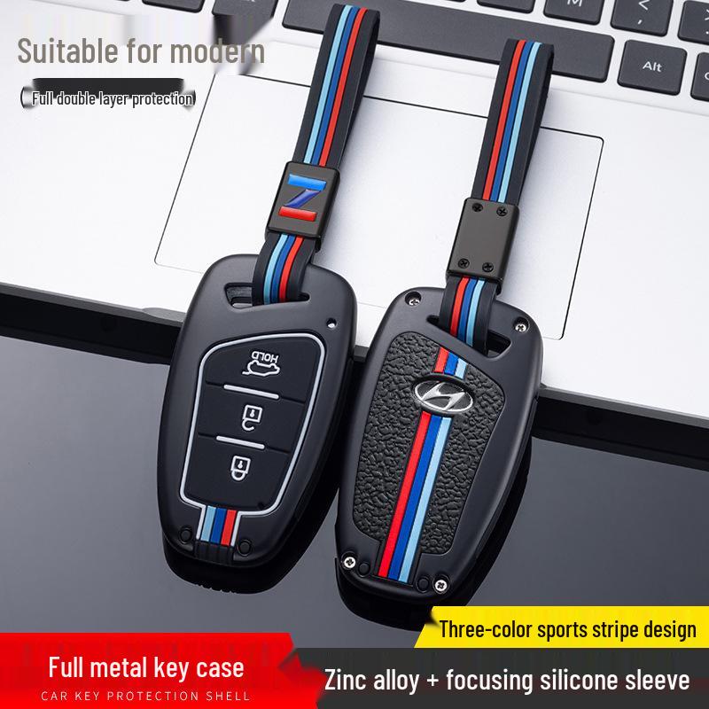 Custom Key Cover for Beijing Hyundai Santa Fe & Grand Santa Fe (2015 Models)