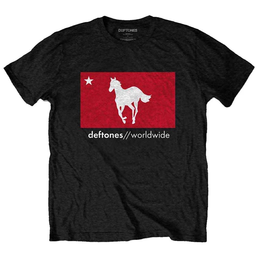 Deftones Star And Pony Band Logo T Shirt M