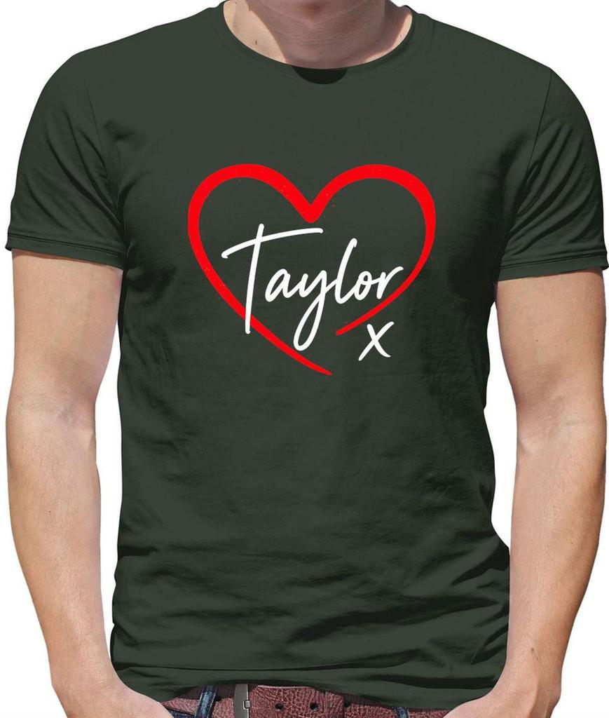 Taylor Love Heart Kiss - Mens Womens Kids T-Shirt - Music Love Fan Musician Singer Song Concert Tour Gig