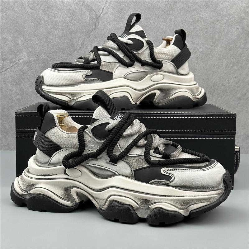 

Модные зеленые повседневные кроссовки мужские удобные дышащие мужские кроссовки на толстой платформе дизайнерская спортивная обувь мужская уличная обувь 40