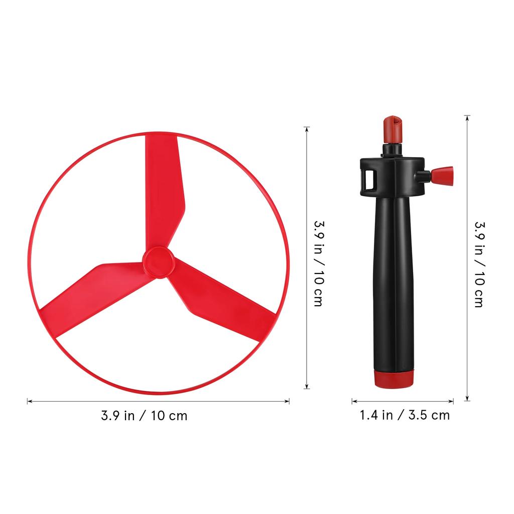 Çocuk Spor Çekme İpli Tabak Oyuncakları Çocuklar İçin Dış Mekan Eğlencesi Dönen Uçan Helikopter Hediye Parklar Plaj İçin İşlemeli Oyuncak