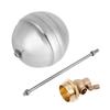 Stainless Steel Brass Water Float Ball Valve Copper Valve Water Tank Liquid Level Control Toilet Valve 1/2" 3/4" 1" DN25