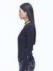 DILETTANTISME Slit Button T-Shirt (Bk)