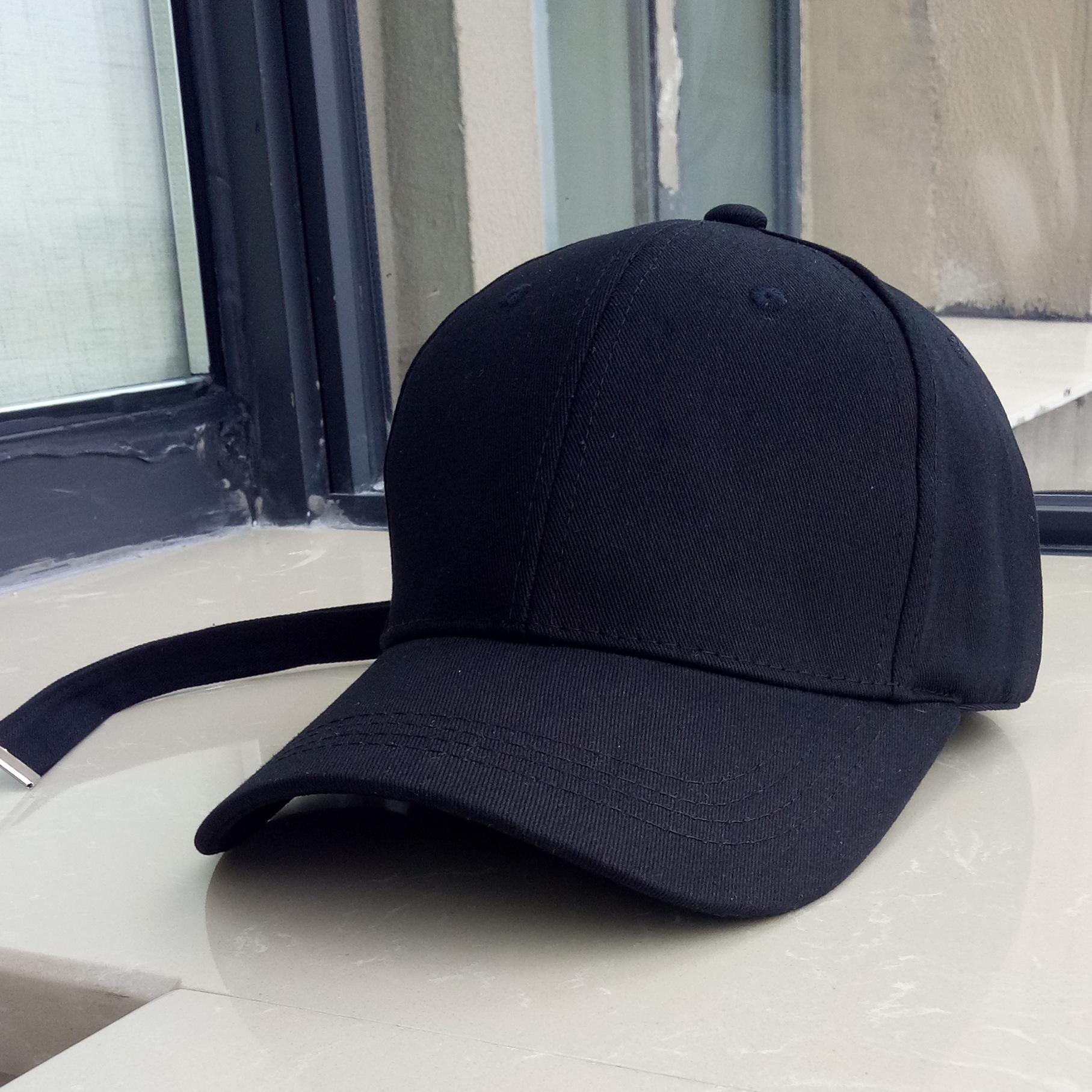 

New hat, letter embroidery couple curved brim cap men s and women s sunshade casual baseball cap direct sales Adjustable чёрный