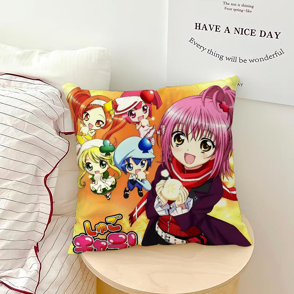 Classic Anime S-Shugos C-Chara Cute Girl Comfortable Soft Hogar Pillowcase For Sofa Living Room Bed Home Decor Protective Covers