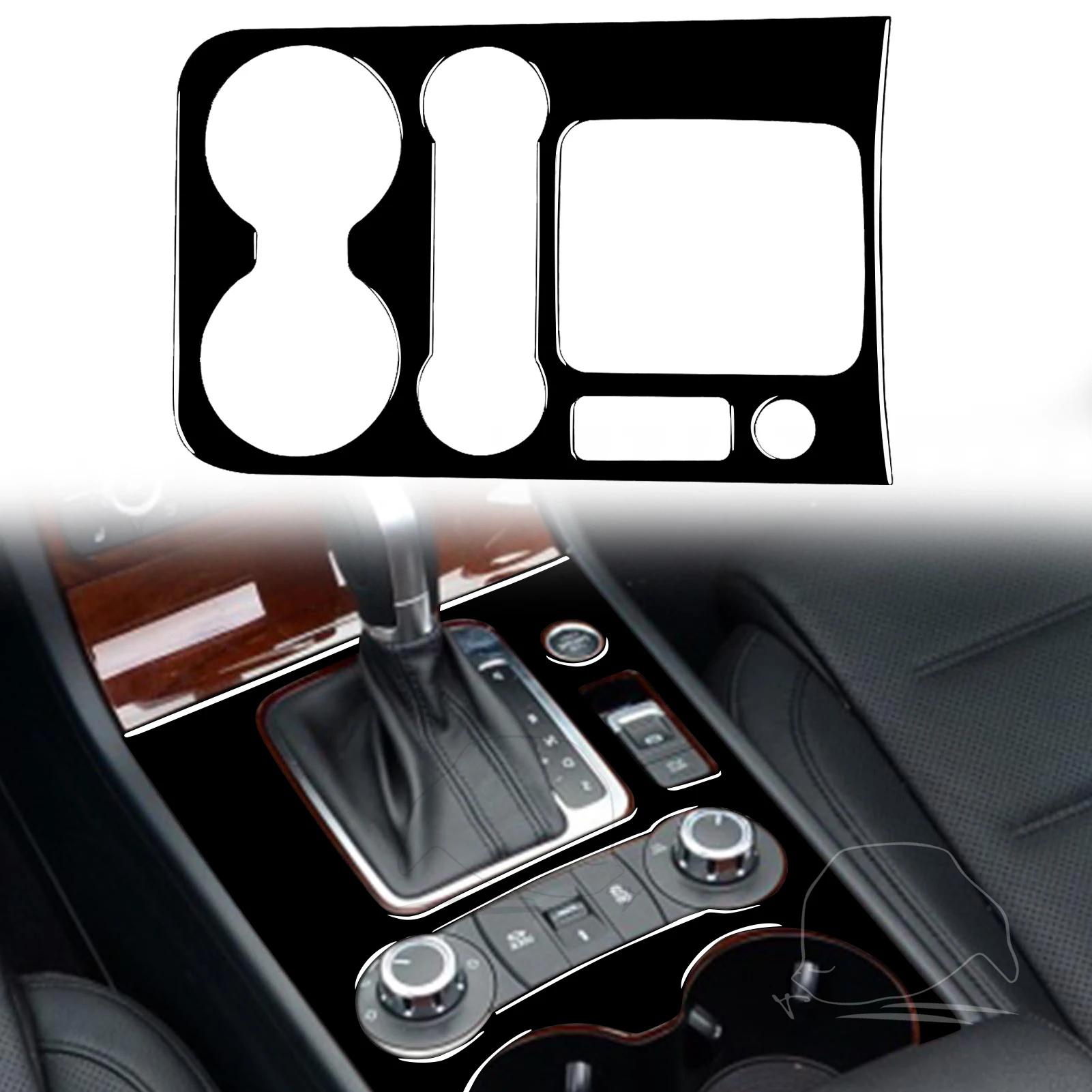 

Piano Black Plastic Interior Central Control Gear Panels Trim Sticker for Volkswagen Touareg 2011-2018 Car Interior Accessories