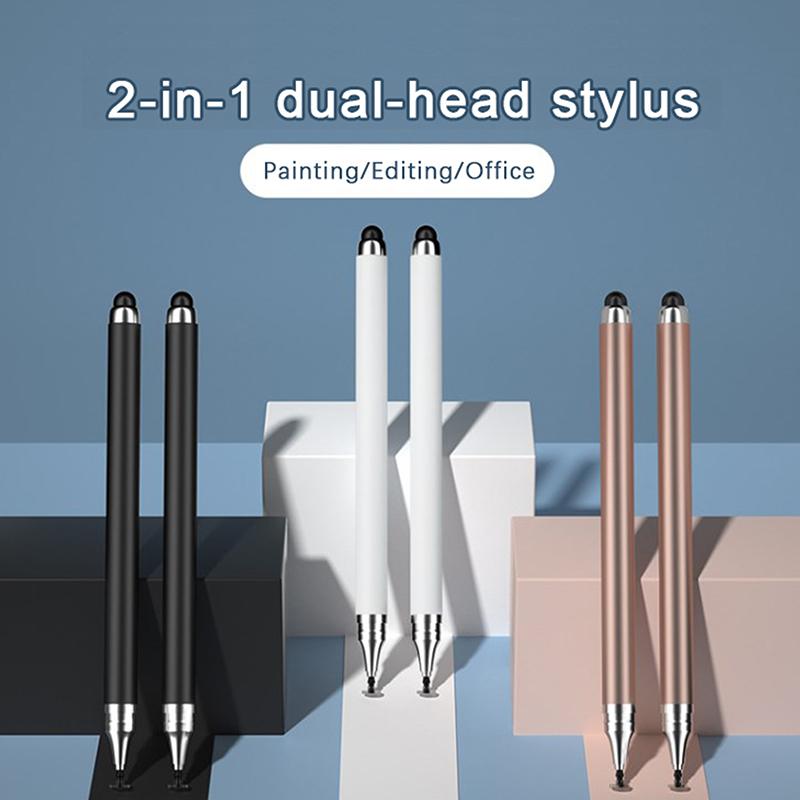 2 In 1 Universal Stylus Pen For Tablet Mobile Phone Pad Accessories Drawing Tablet Capacitive Screen