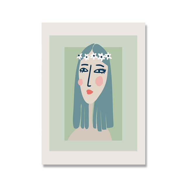 

Мятный пастельный музейный плакат, абстрактная красота, холст для девочек, картина с принтом середины века, современная зеленая геометрия, настенные художественные фотографии, декор 21*30cm