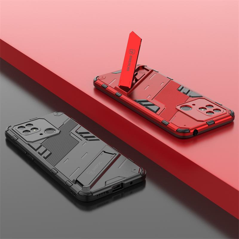 Phone Holder Case For Xiaomi Redmi 10C Case Bumper Hard Armor Full Back Cover For Redmi 10C Case For Redmi 10C 10A 10 9 9C 9A 9T