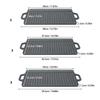 Professional Wrought Iron Reversible Grill Griddle Pan with Handle Perfect For Stovetop Oven Camping Even Heating