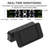 Reifendrucksensor Reifendruckkontrollsystem Solarenergie Auto Sicherheitsalarm Auto TPMS Temperaturwarnung 4 Interne Externe Sensoren