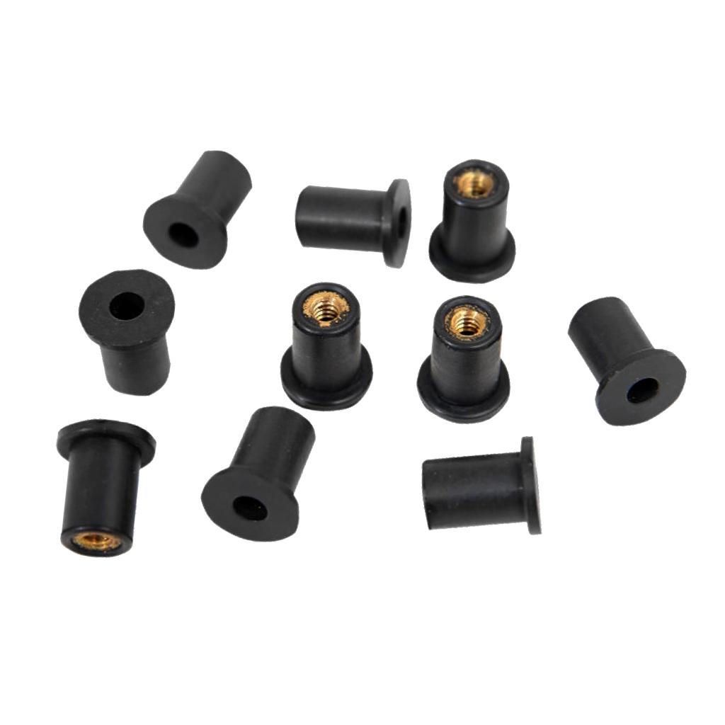 M6 Metric Rubber Grommet Blind Fastener Windscreen Kayak Accessories