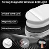 4Pcs Wireless LED Lights For Car With Remote Control, 8 Colors Car Interior Night Lights