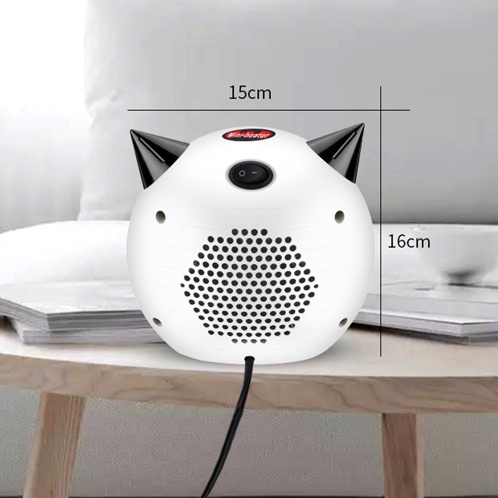 800W Mini Portable Electric Heater Office Room Desktop Fan Heater Temperature Control PTC ceramic Warmer Machine 110V/220V