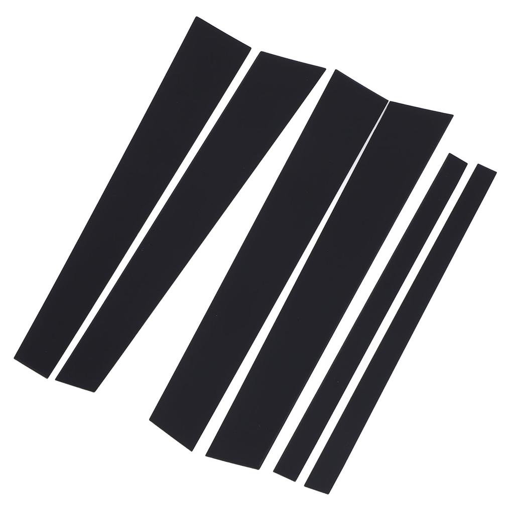 6PCS Pillar Post Cover Glossy Black Stylish Easy Installation Car Door Pillar Post Cover for Crown Victoria