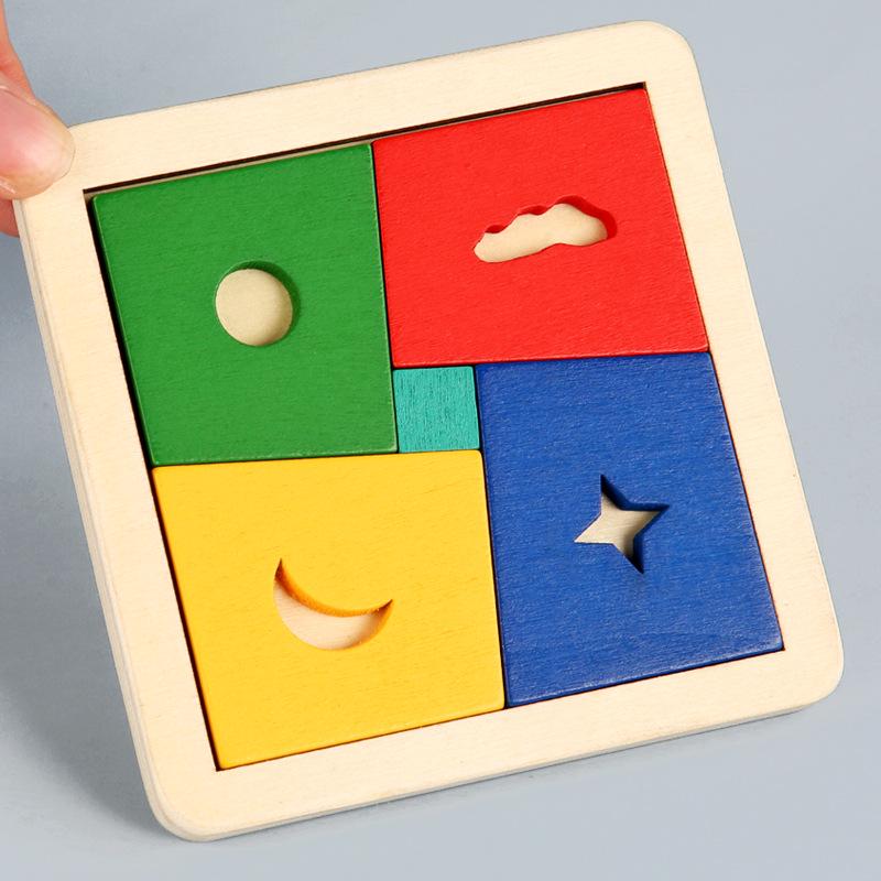 

Wooden Irregular Shape Jigsaw Puzzle for Children & Adults - High-Difficulty Educational Toy