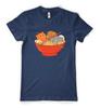 Cat Kitten Kitty Japanese  Ramen Noodles Anime Personalised Adult Unisex T Shirt