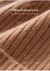 Thickened Wool Ribbed Cuff Cashmere Knit Hat - Warm and In Stock