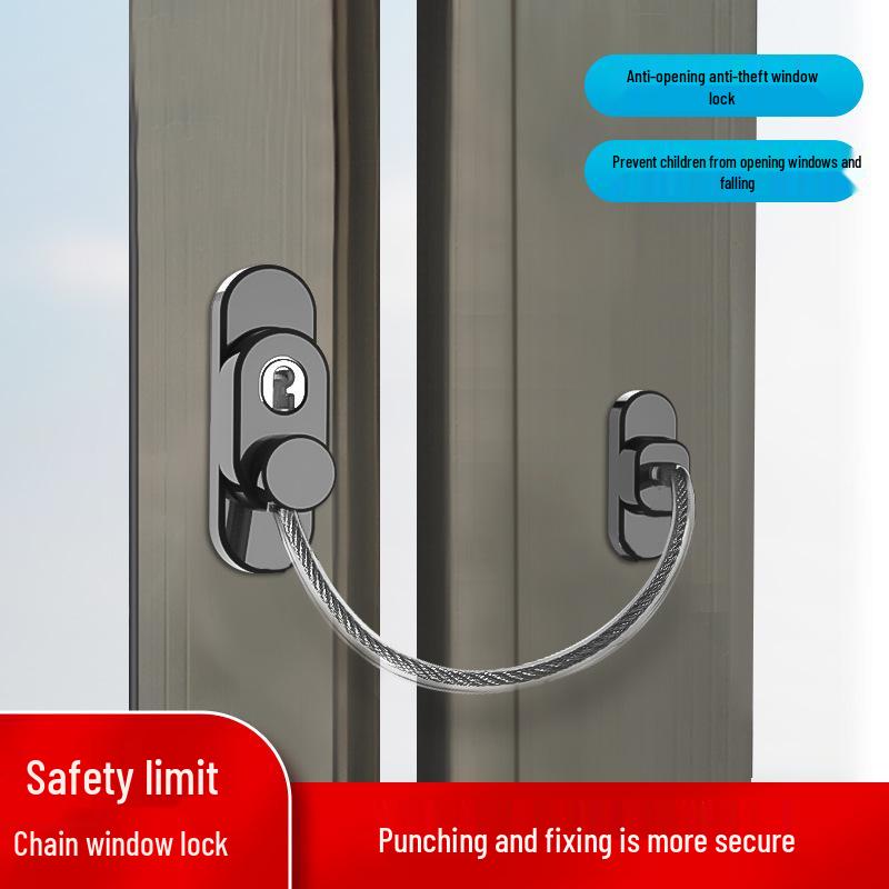 Child Safety Lock for Windows, Doors, Drawers, Cabinets, and Toilets - Anti-Theft & Child Protection Lock