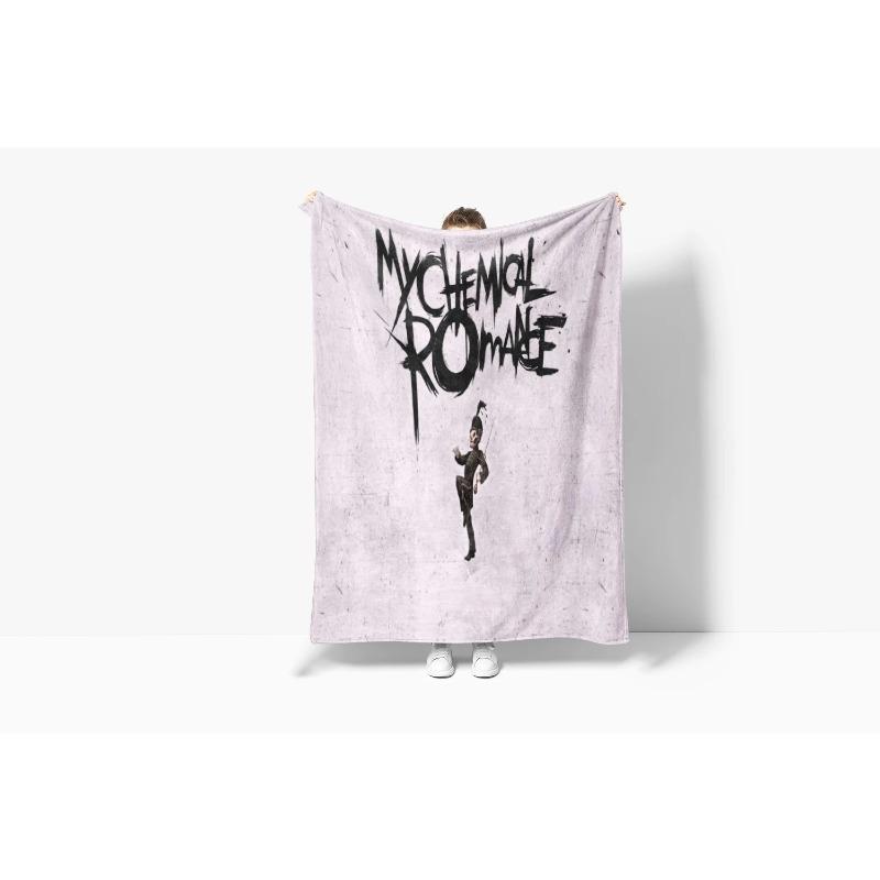 My C-Chemical R-Romance Band Blanket Flannel Soft Kid's Baby Throw Blanket,for Bedroom Living Room Sofa Bed Car, Brithday Gift