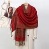 Pashmina Scarf Shawl Wrap Paisley Jacquard Stoles Vintage Cashew Scarves Printed Cotton Tippet Sunscreen Hijab