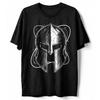 Spartan Helmet T-Shirt Ancient Greek Warrior Graphic Tee