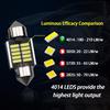 2Pcs 39mm LED Light 6500K White SMD Car Dome Double-Tip Reading Lamp Roof Bulb