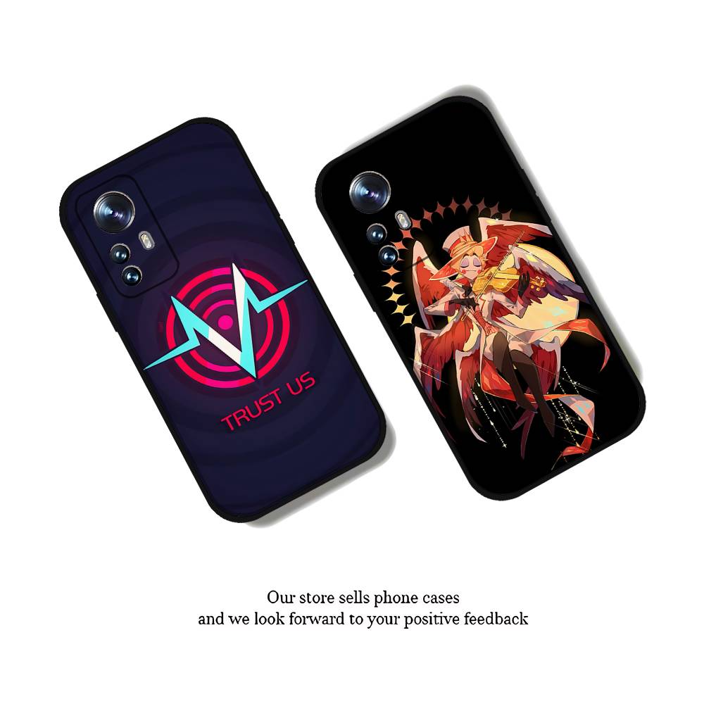 H-Hazbins H-Hotels Black Shockproof Phone Case Snug Fit For Xiaomi 12,11,12S Ultra & Redmi Note 11,10T,9,9A,8Pro,8T,5G