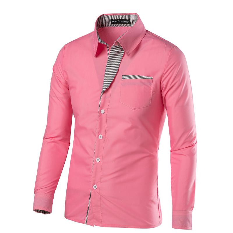 Men's Plus Size Shirt Business Long Sleeve Shirt Breathable Casual Shirt