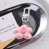 Korean Style Resin Floral Keyring Mini Bloom Pendant Fashion Flower Keychain  Car