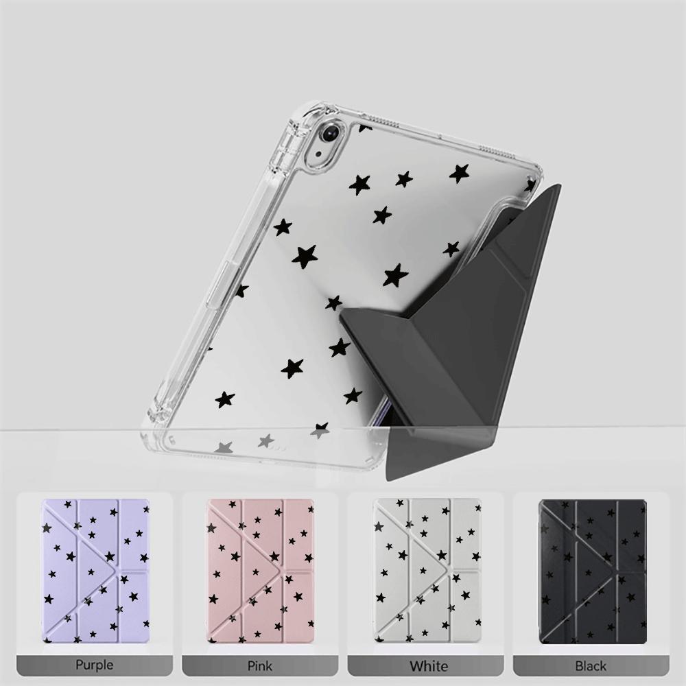 Creative Little Star Art Y-Fold Holder Cover Tablet Case For iPad Pro 11th 10th 9th 8th 7th 12.9inch Mini 6 7 Air 4 5 M3 M2 1 2