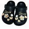 Ensemble de 12 Charms de Chaussures Diamant Papillon Fleur Perle Lettre Décorations de Chaussures Boucle pour Sandales Sabots Accessoires DIY Cadeaux
